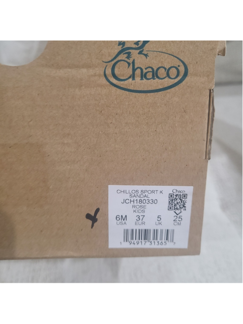 NEW Chaco Sandals Kids Girls Size 6 Women 7 Pink Strap Chillos Sport Rose Slides - Picture 10 of 10